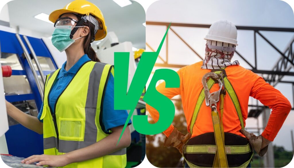 Higiene industrial vs seguridad industrial: Diferencias clave